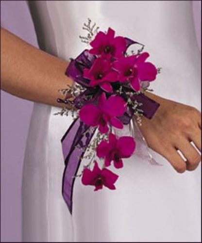 Dendrobium Orchid Wristlett (T94-6)