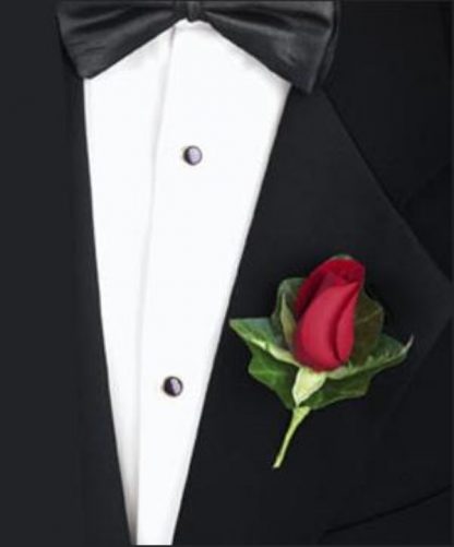 Red Rose Boutonniere (T97-1)