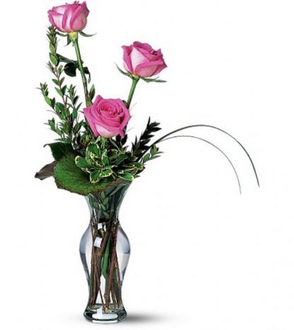 Classic Rose Bud Vase (T31-1)