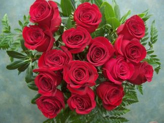 15 Red Roses (RS15-10)
