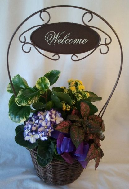 Welcome Basket Mixed Planter (MD13-05)