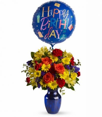 Fly Away Birthday (T24-1A) (includes 1 mylar balloon)