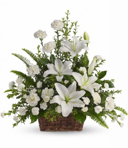 Peaceful White Lilies (T228-1A)