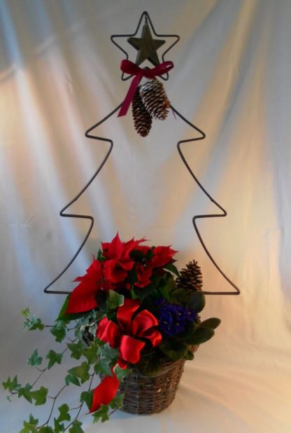 Christmas Tree Mixed Planter (XM14-02)