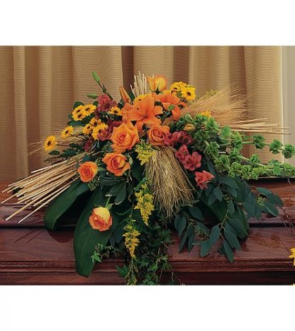 Autumn Faith Casket Spray (TF210-1)