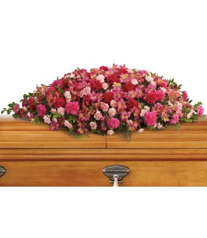 A Life Loved Casket Spray T259-3A