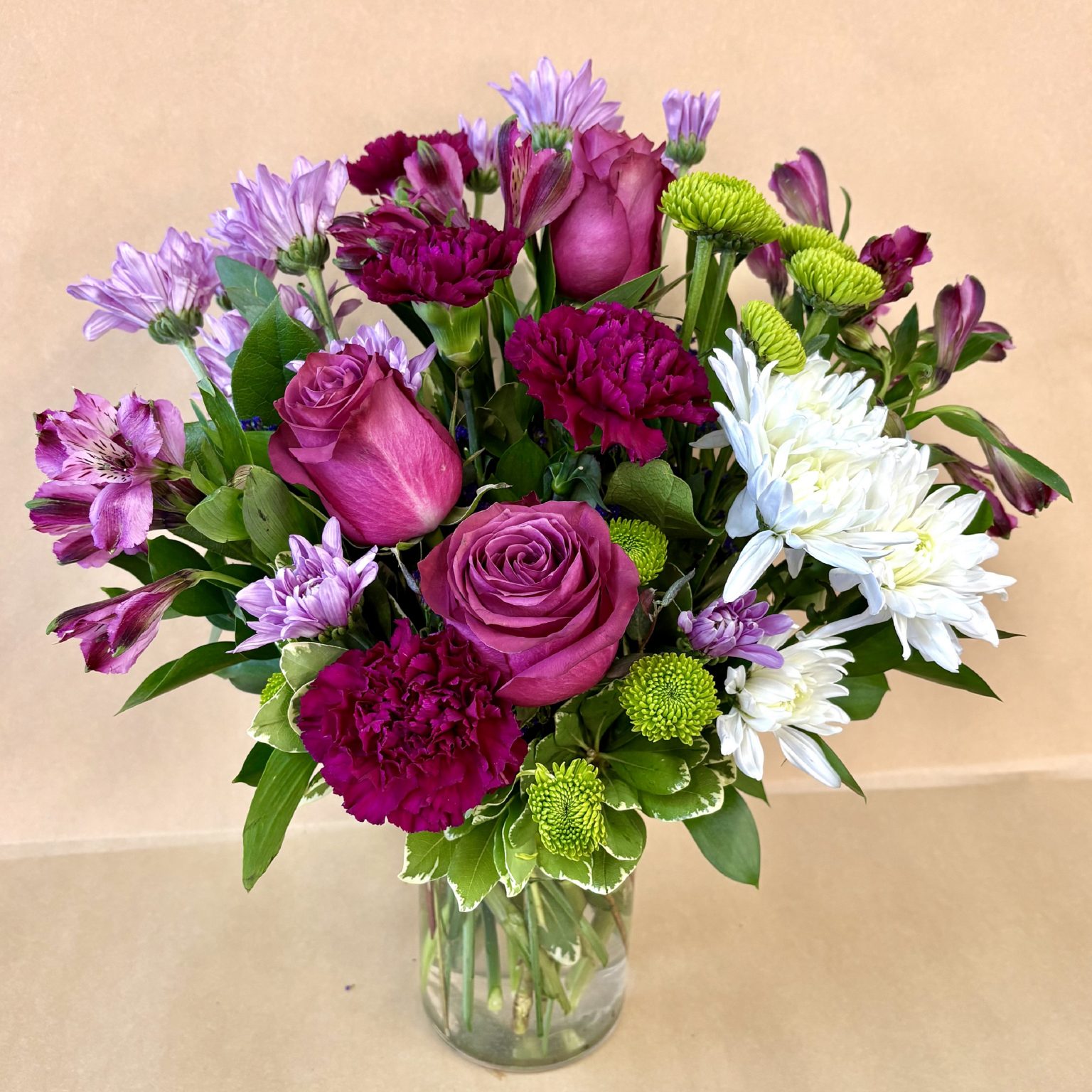 Softly Springtime Vase (FA2512) Bunches Flower Co.